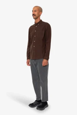 Relaxed Fit Shirt - Espresso Flannel