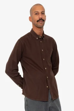 Relaxed Fit Shirt - Espresso Flannel
