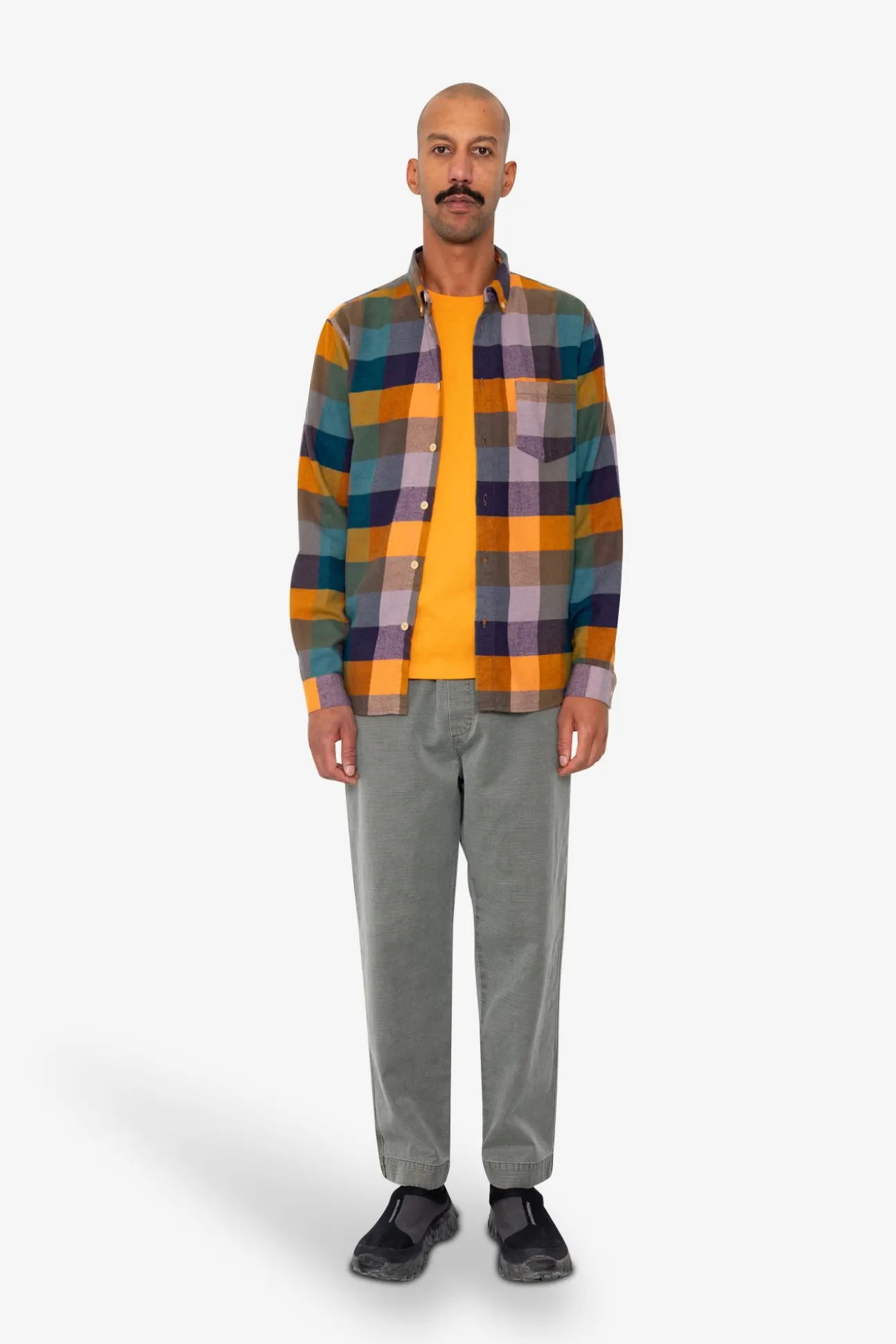 Relaxed Fit Shirt - Pumpkin Mix