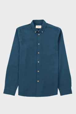 Relaxed Fit Shirt - Storm Blue Flannel
