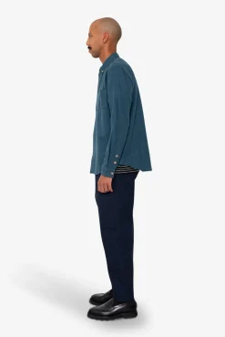 Relaxed Fit Shirt - Storm Blue Flannel