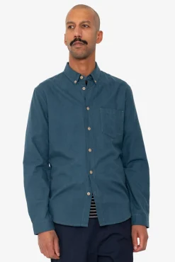 Relaxed Fit Shirt - Storm Blue Flannel