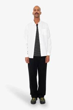 Relaxed Fit Shirt - White Slub