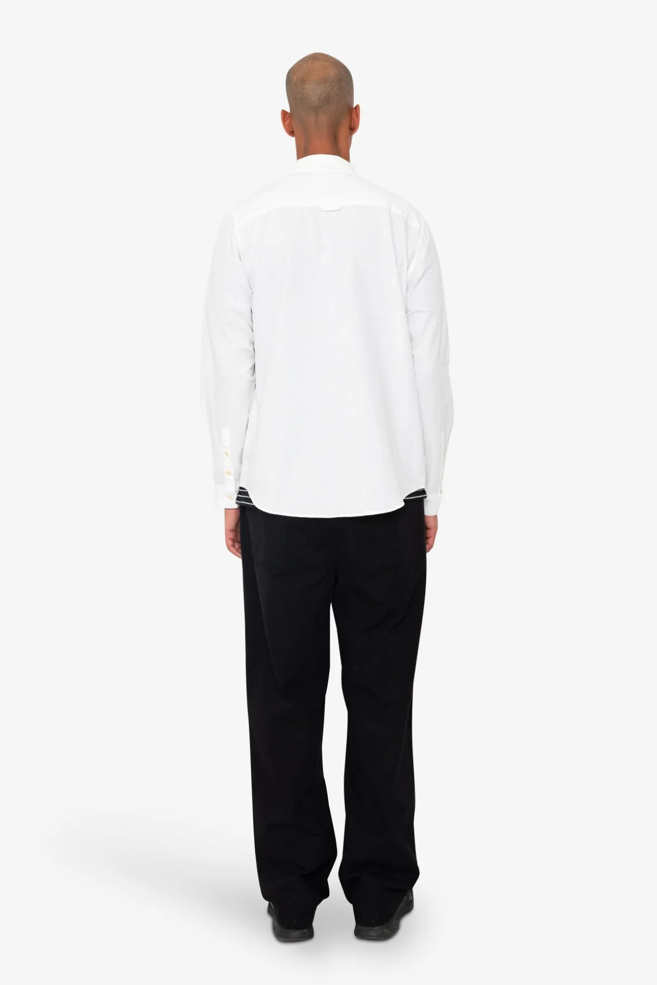 Relaxed Fit Shirt - White Slub