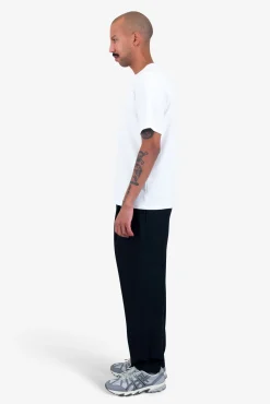 Short Sleeve Textured T-Shirt - Bright White