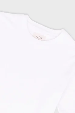 Short Sleeve Textured T-Shirt - Bright White