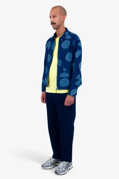 Signal Blouson - Indigo Circle Jacquard