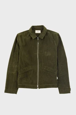 Signal Blouson - Olive Chunky Cord
