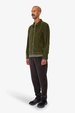 Signal Blouson - Olive Chunky Cord