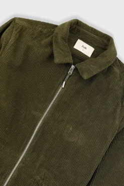 Signal Blouson - Olive Chunky Cord