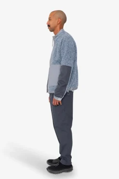 Signal Fleece - Soft Blue Curly Wool