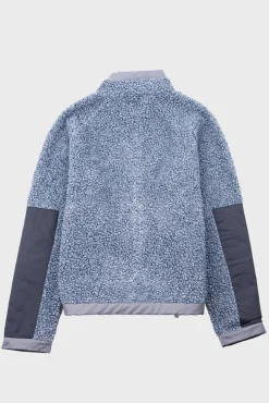 Signal Fleece - Soft Blue Curly Wool