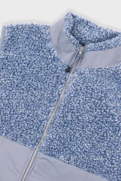 Signal Gilet - Soft Blue Curly Wool
