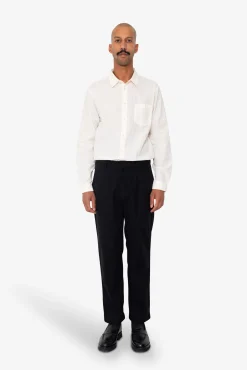 Signal Pant - Soft Black Brushed Stripe