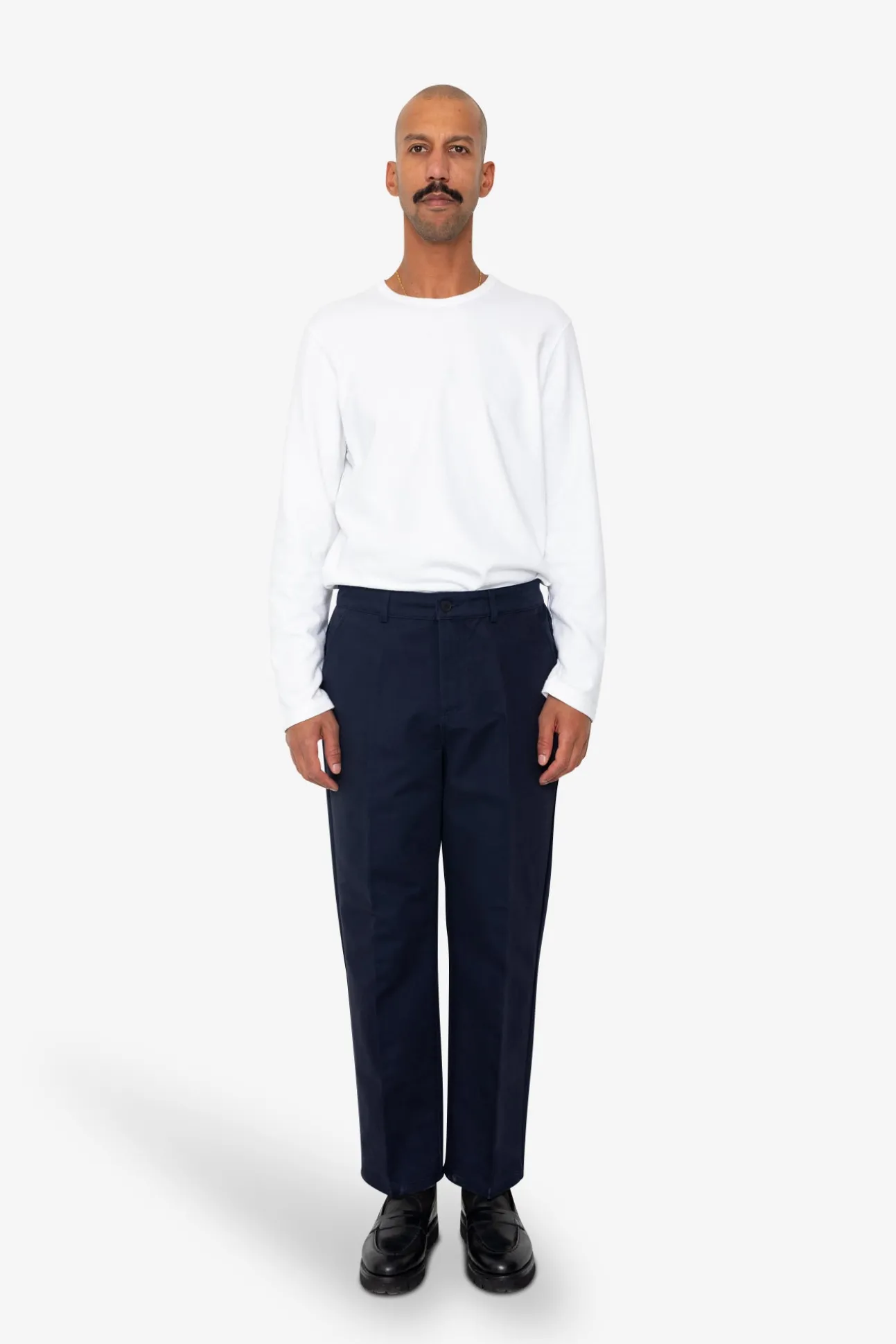 Slim Leg Trouser - Navy