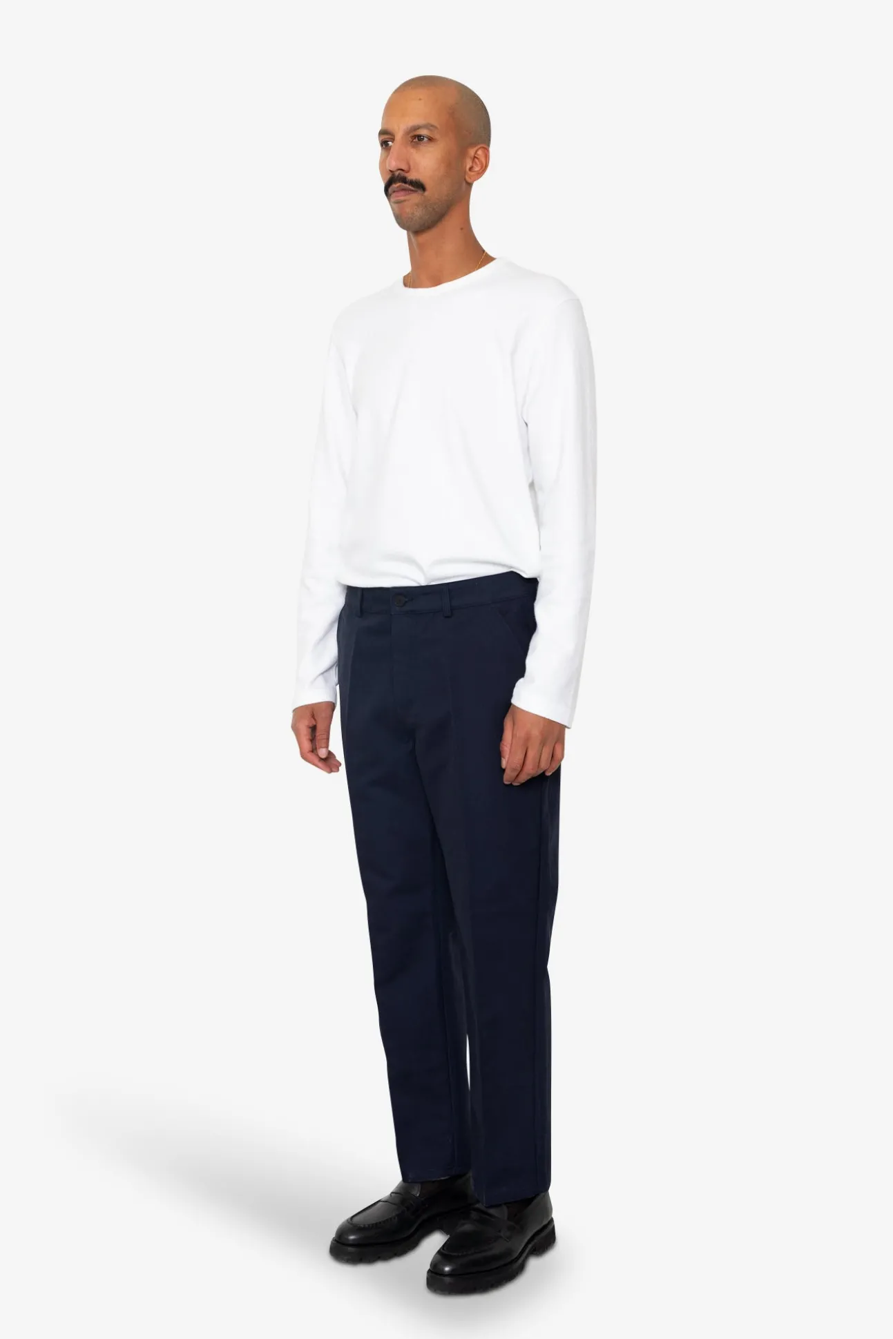 Slim Leg Trouser - Navy