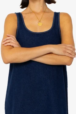 Slip Dress - Indigo Denim