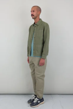 Twill Assembly Jacket - Olive