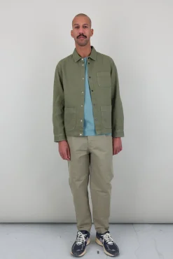 Twill Assembly Jacket - Olive