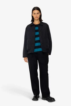 Wadded Prism Jacket - Black Nylon
