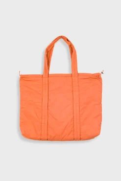 Wadded Tote Bag - Rust