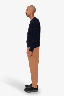 Waffle Crew - Navy Espresso Stripe