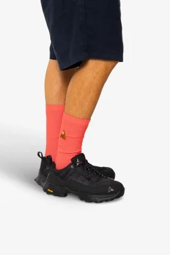 Waffle Socks - Dark Pink