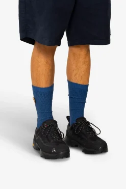Waffle Socks - Indigo