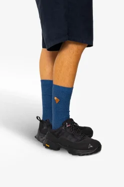 Waffle Socks - Indigo