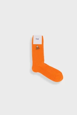 Waffle Socks - Orange