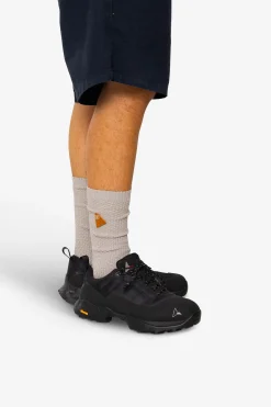 Waffle Socks - Silver Grey