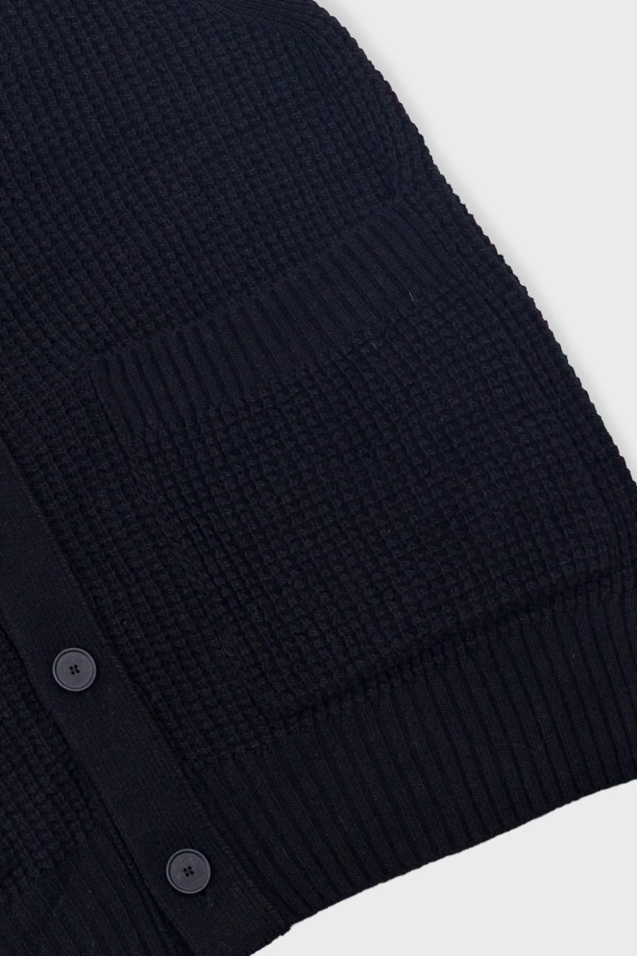 Waffle Vest - Black