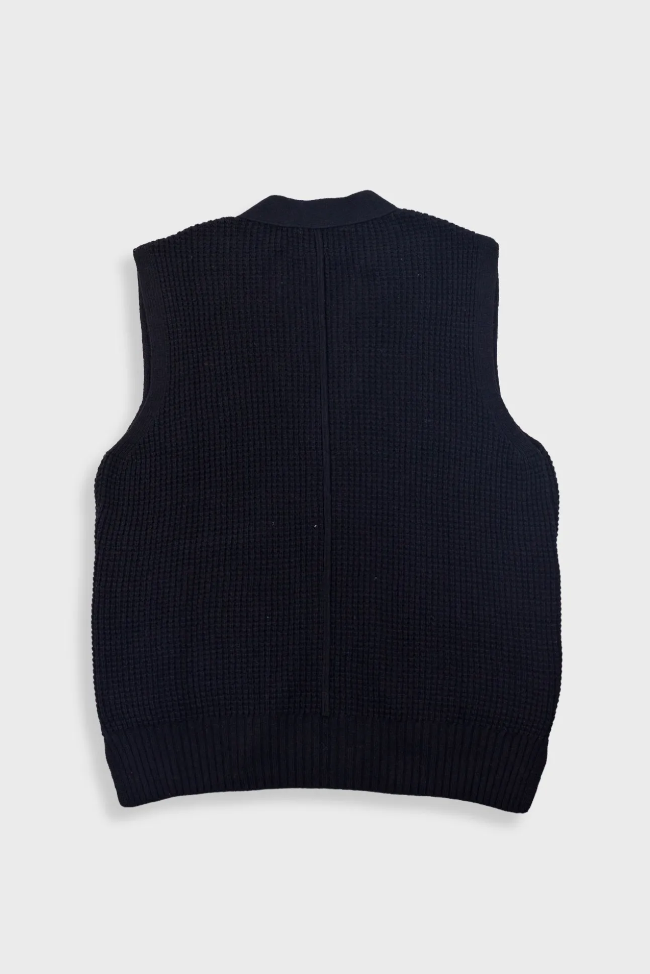 Waffle Vest - Black
