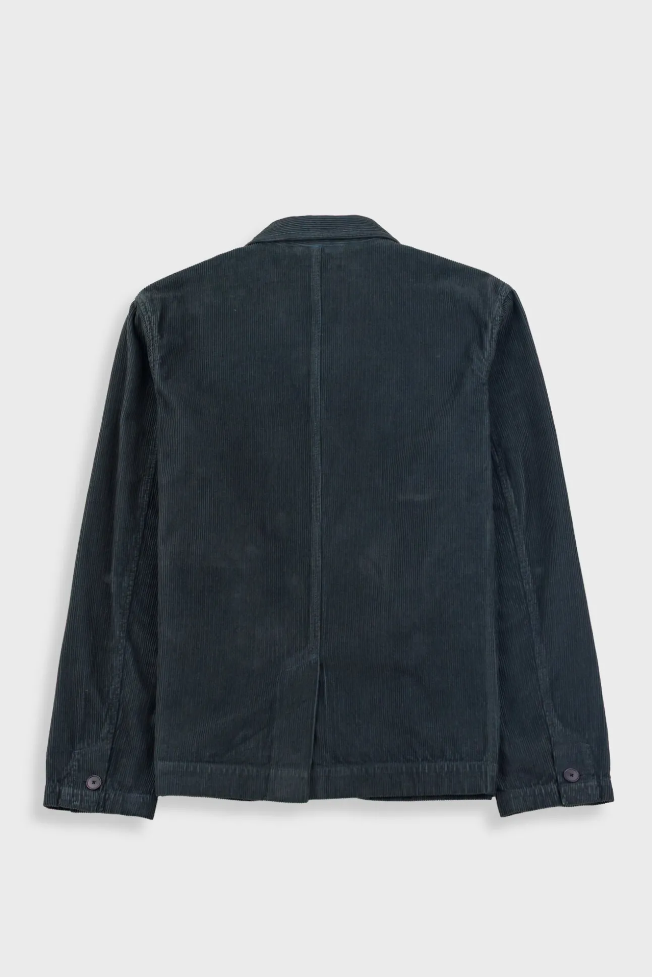 Wide Fit Blazer - Smoke Grey Cord