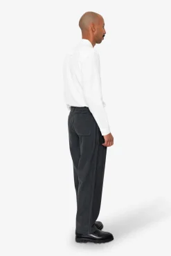 Wide Fit Trouser - Smoke Grey Cord