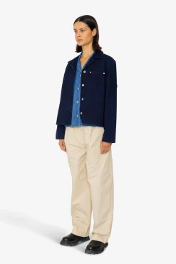 Worker Overshirt - Deep Indigo Slub